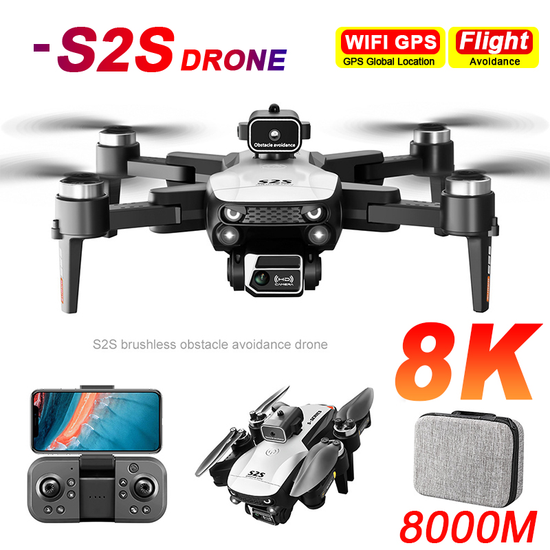 Drone Surveying - Yeni S2S Drone 8K Profesyonel HD