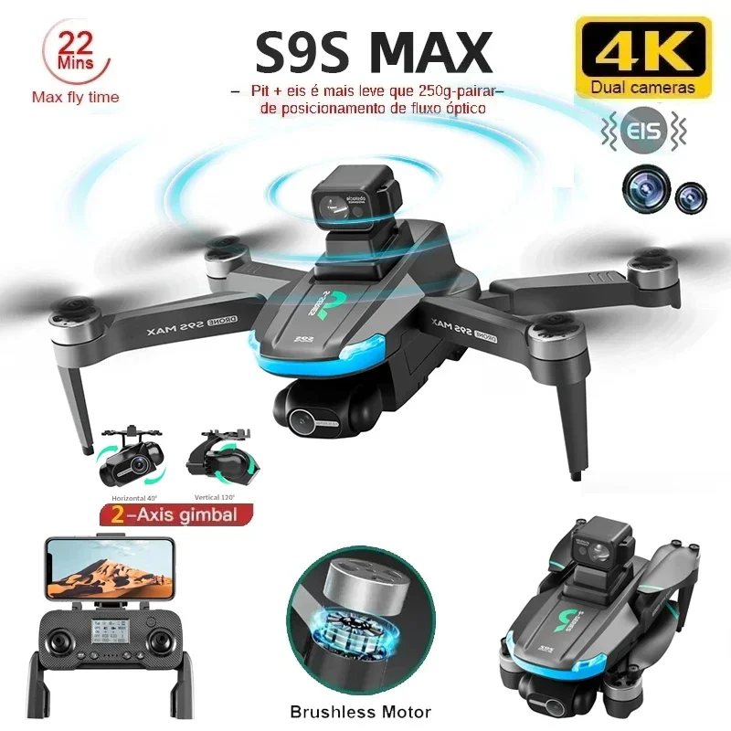 Drone Lidar - YENI S9S MAX MINI Drone 4K