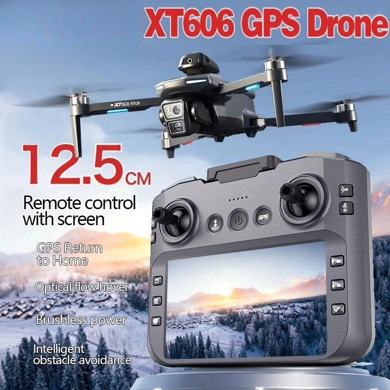 Drone Surveying - Orijinal XT606 MAX GPS Drone 4k
