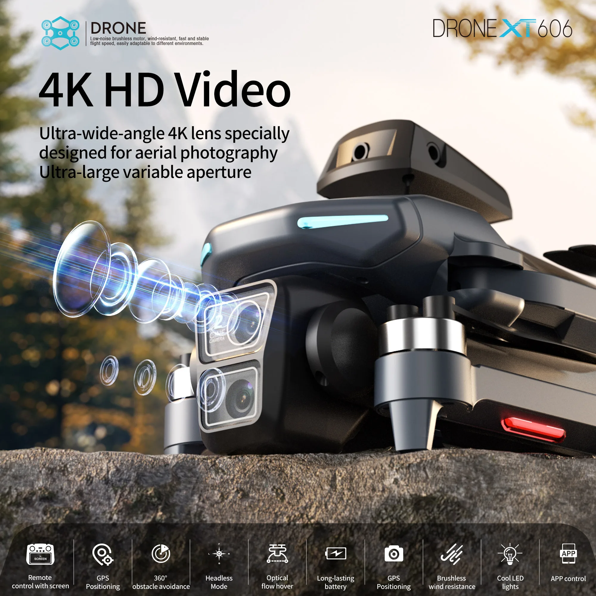 Orijinal XT606 MAX GPS Drone 4 - Drone Surveying incelemesi ve fiyatı
