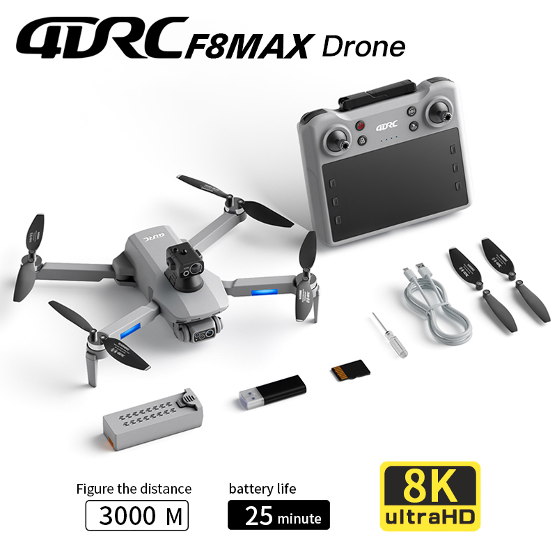 F8 MAX GPS Drone Profesyonel 8 - Drone Cinematic incelemesi ve fiyatı